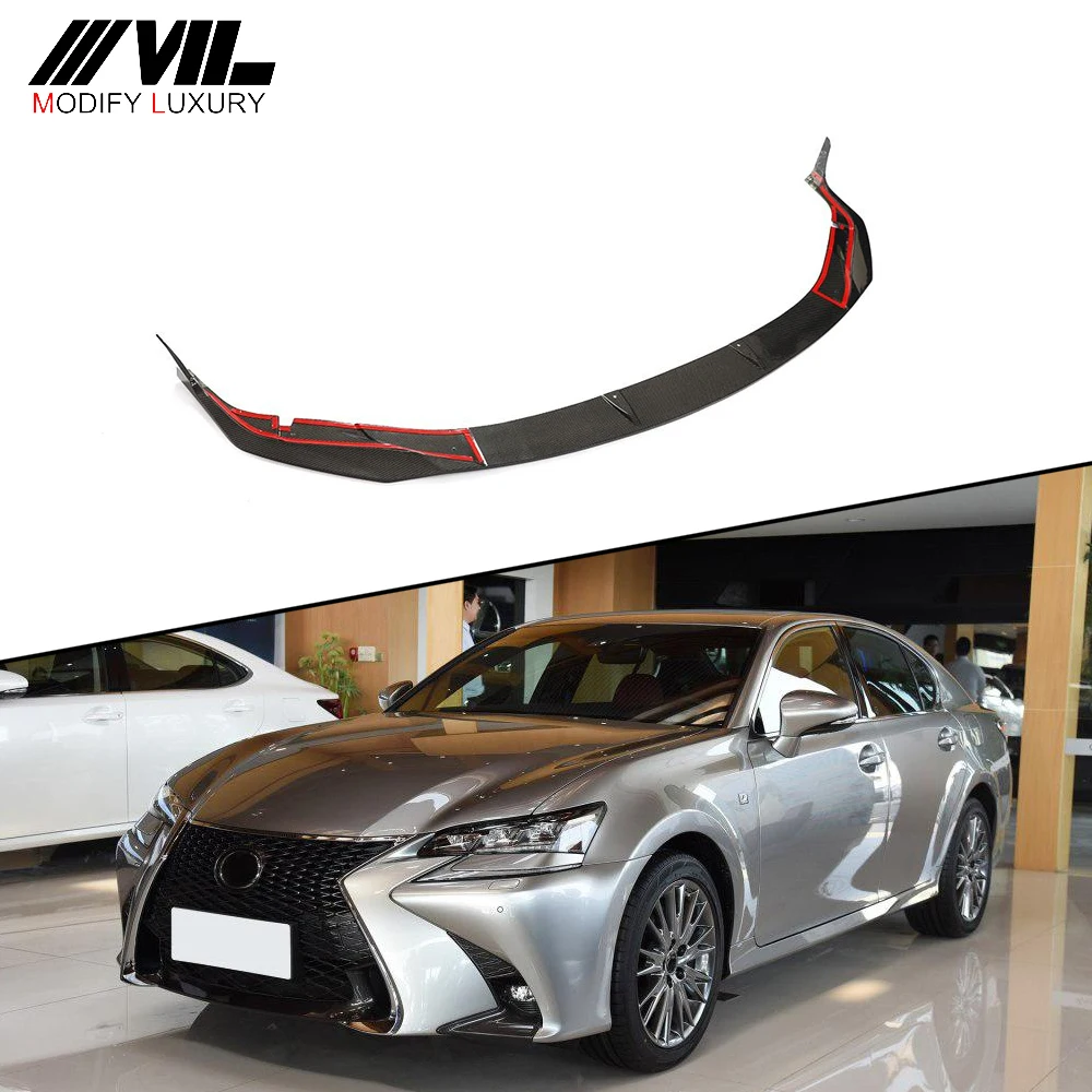

Подходит для передней губы из углеродного волокна подходит для Lexus GS F-SPORT 2016-2019 гг.