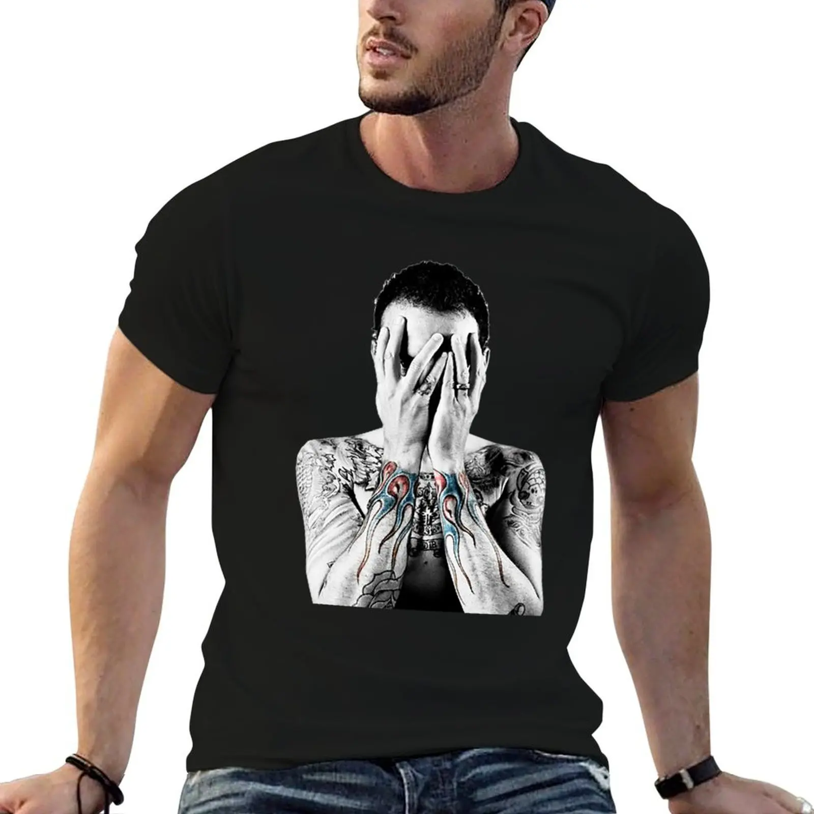 

stream chester T-Shirt man t shirt designer t shirts for man slim fit man t shirts cotton T-Shirt