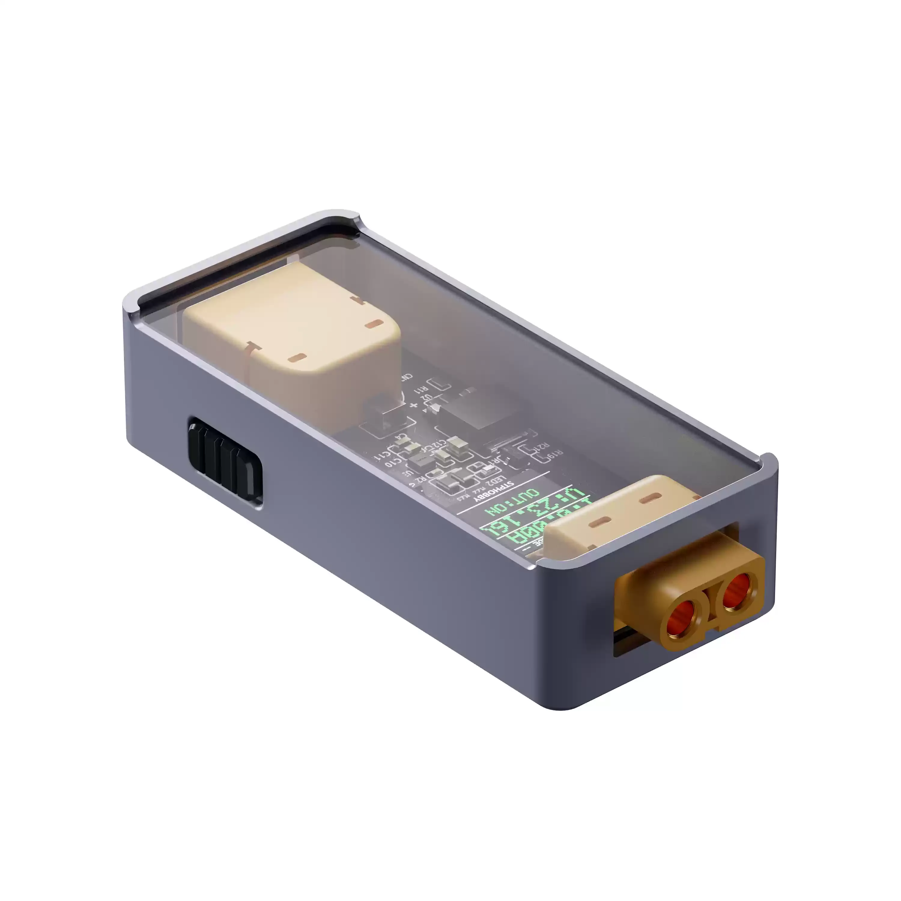 STPHOBBY Anti-Short Circuit Protector XT60 Smart Power Tester for FPV Quad, DC 40V, 1A/2A Current Limit with LCD Display