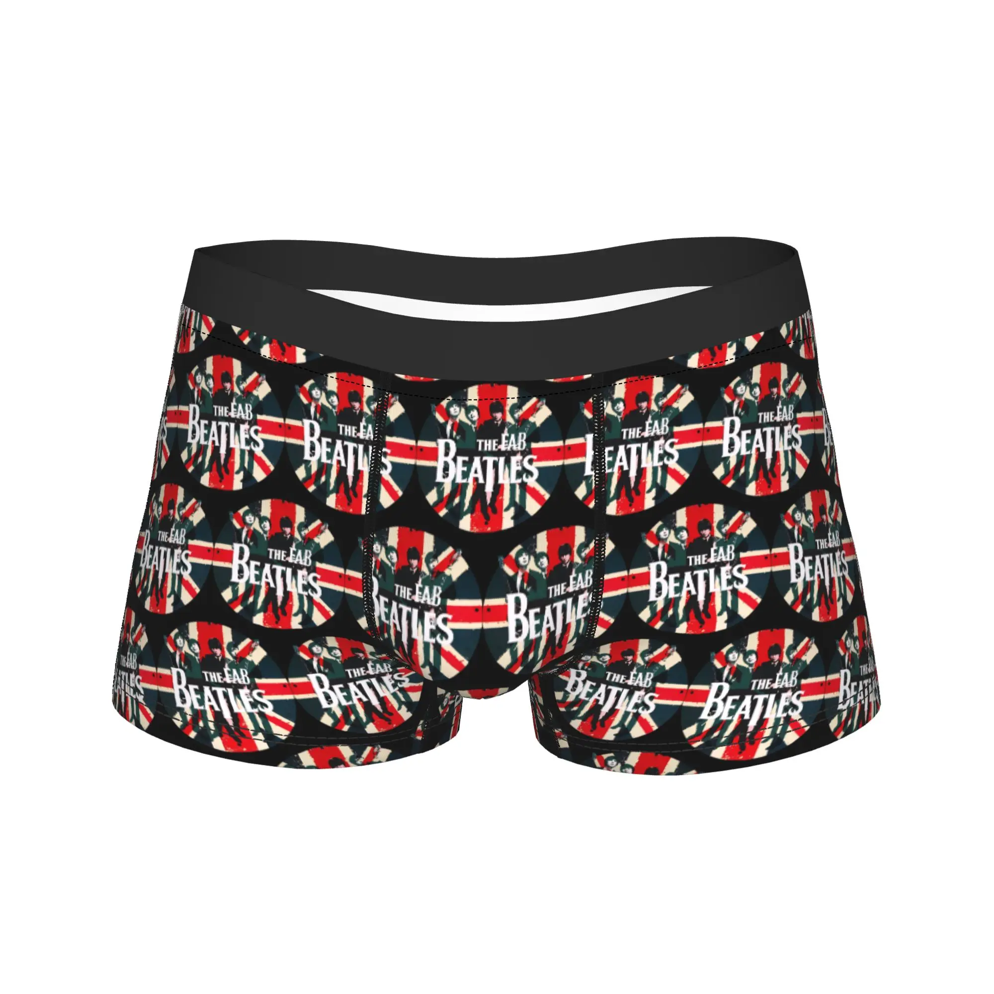 

Timeless Harmony The B-Beatless Band Boxer Brief Underwear High Quality Man Sexy Soft Boxershorts Printing Large Size Underpants