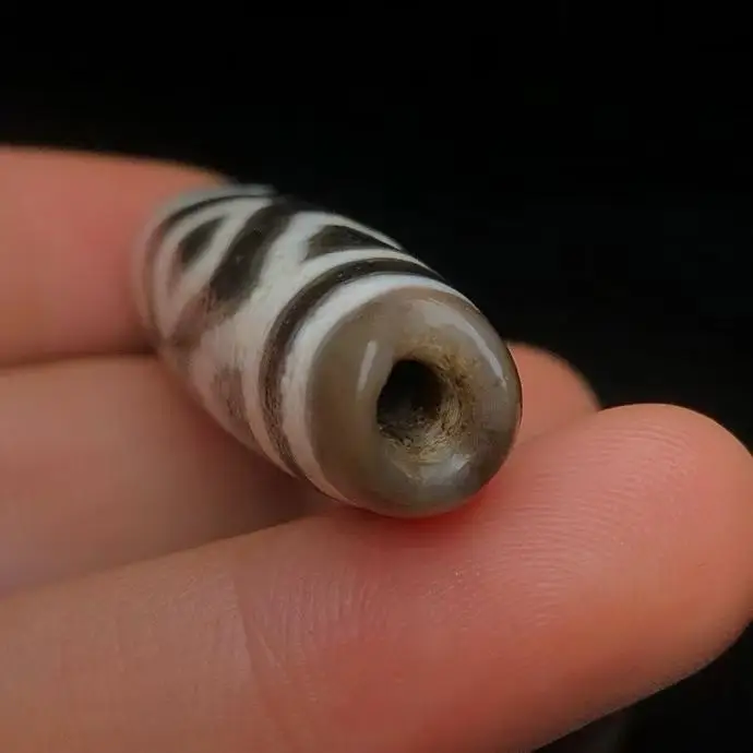 

Старинные бусины Дзи Враджра с 3 глазами, для самостоятельного изготовления украшений, с большими отверстиями, поверхность Баоцзян, высококачественные бусины для DIY