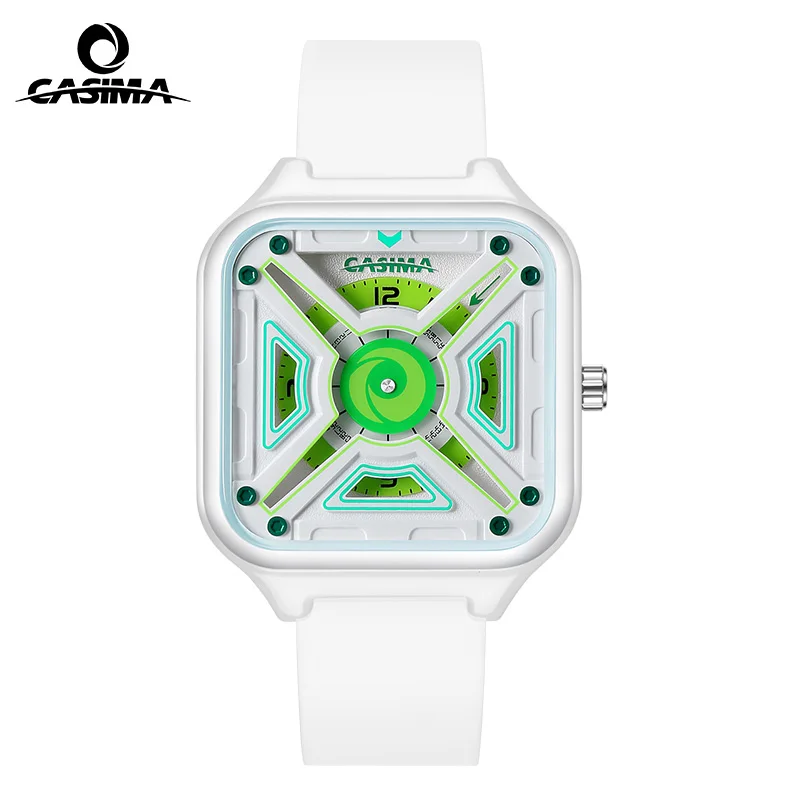 CASIMA Silicone Strap Sports Watches, Students Watches Couple Watches Quartz Movement, Waterproof, Model CS2154-1038