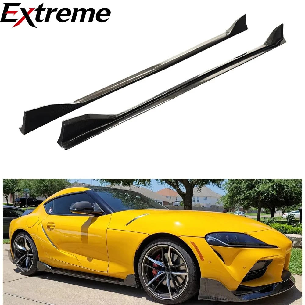 Carbon Fiber AG Style Side Splitter for Supra A90 A91 MKV Side Skirts