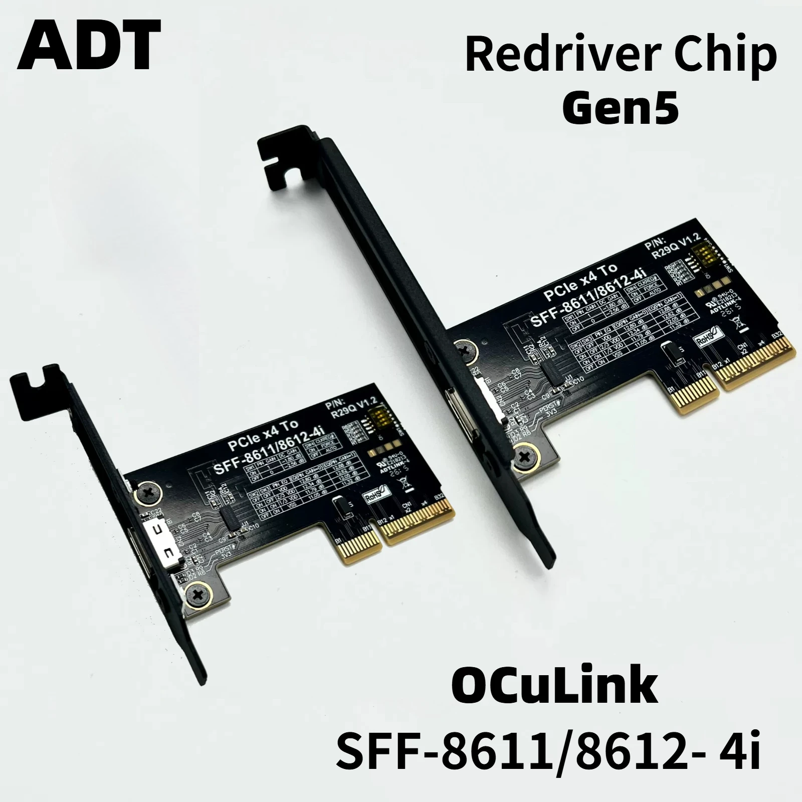 การ์ดอะแดปเตอร์ PCIe 5.0/4.0 x - Oculink Egpu Dock Graphics Card บทวิจารณ์และราคา