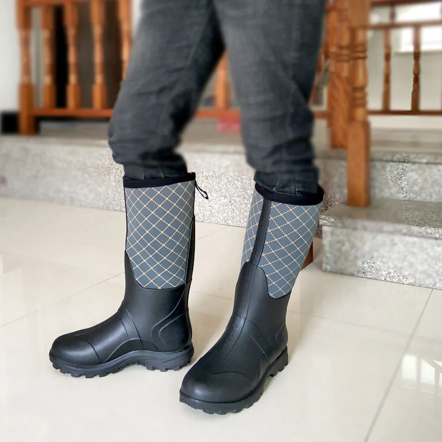 High End Outdoor Rain Shoes Rain Boots Water Shoes Industrial and Mining Boots Rain Shoes for Male and Female Couples