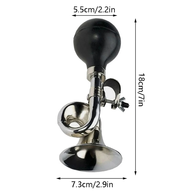 دراجة الحلزون الهواء القرن بصوت عال كامل الفم دورة الدراجة الرجعية بوق البوق جرس دراجة هوائية جبلية ركوب دراجة الملحقات