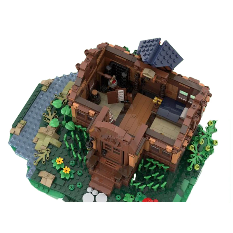 MOC-154034 Street View Architecture Series Hut House importer nights DIY Modèle Collection Experts TariBricks peuvToys Gifts