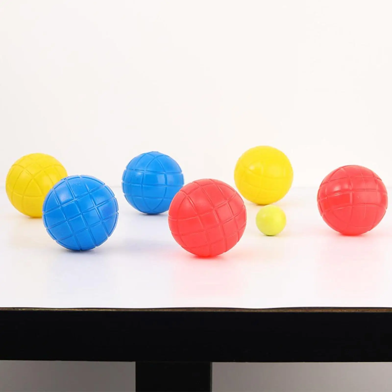 Portable PVC Garden Bocce Balls Set Funny Petanque Balls with Basket for Kids Boys Girls Outdoor Backyard Lawn Beach Picnic