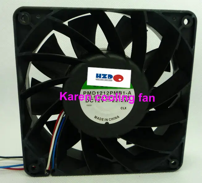 

HZDO 12CM PMD1212PMB1-A R.GN 12038 DC12V 22,2W 4-проводной охлаждающий вентилятор