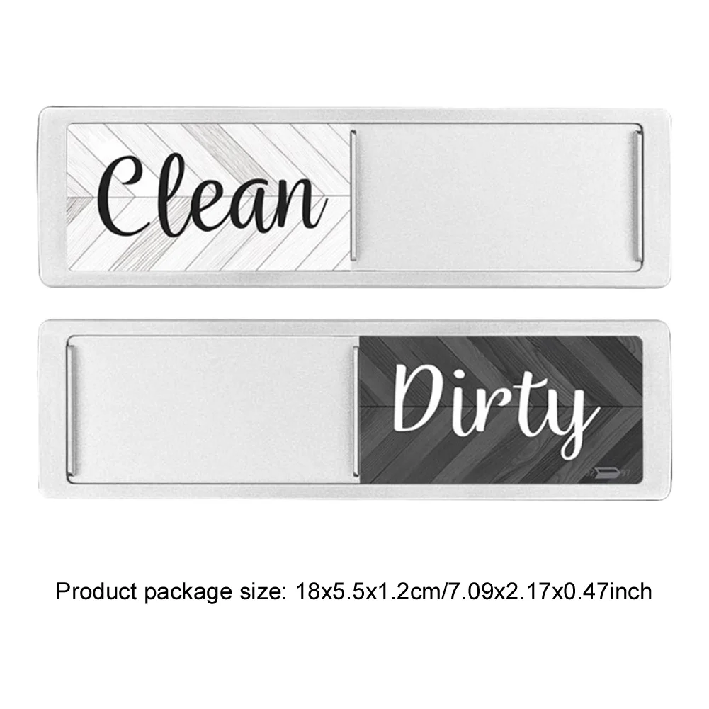 Clean Dirty Sticker Double-Sided Magnetic Refrigerator Sticker Dishwasher Magnet Stickers for Dishwasher Indicator Fridge