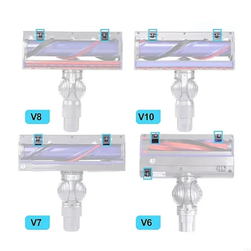 Ruota U0DE Ruota e ruota del suolo Sostituzione per set ruote per DC58 DC59 DC62 DC74 V10
