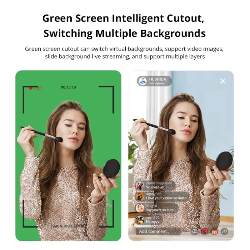 2026 HUSHIDA Multi Platform Live Streaming Equipment High Quality Mainboard Livestreaming All-in-one Machine for Tiktok Facebook