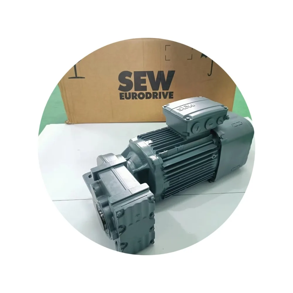 

SEW Eurodrive F77 DRN112M4 Parallel Shaft Helical Gearmotor with 4kW Premium Efficiency Motor for Food Processing