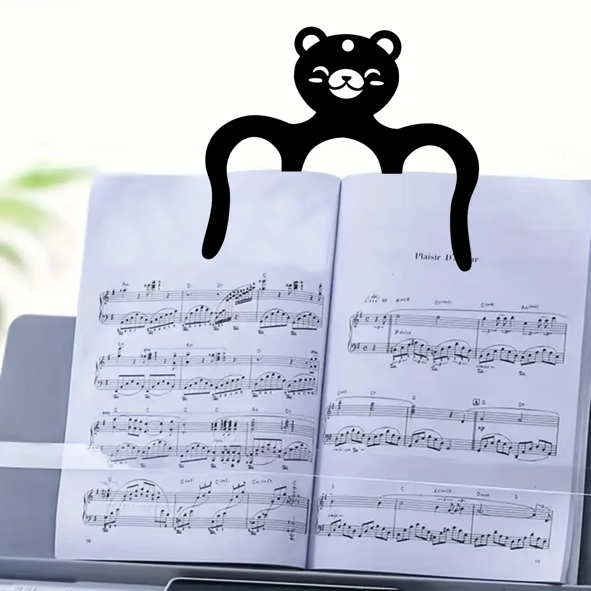 3Pcs Animal-Style Music Sheet Holder for Piano, Guitar, and Violin - Thickened and Extended, Durable, Convenient and Quick