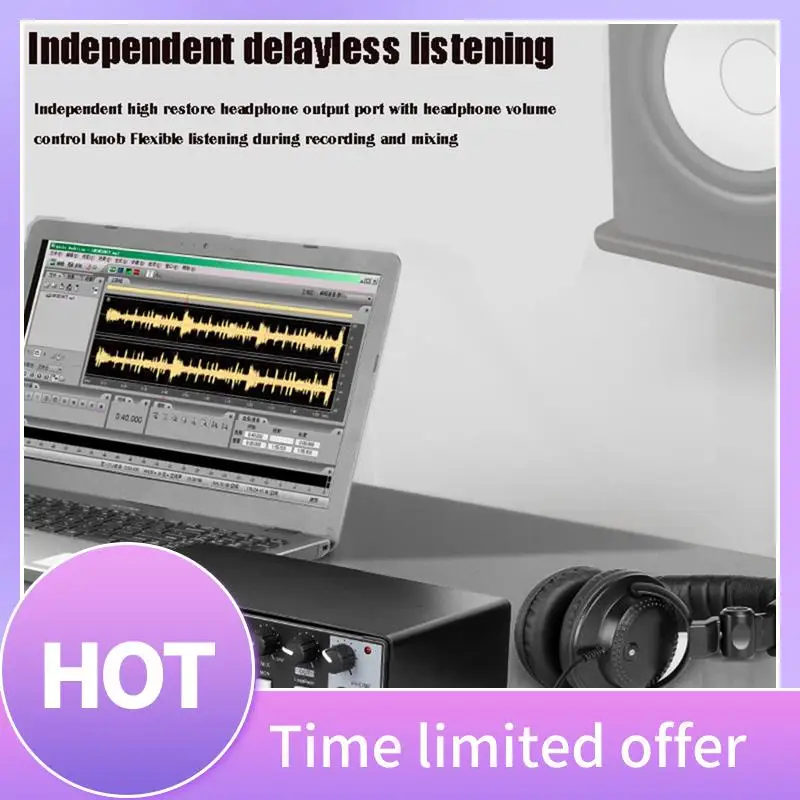 ABFN-الكمبيوتر الصوت كارت الصوت رصد الغيتار الكهربائي تسجيل للبث المباشر استوديو معدات الصوت الكمبيوتر