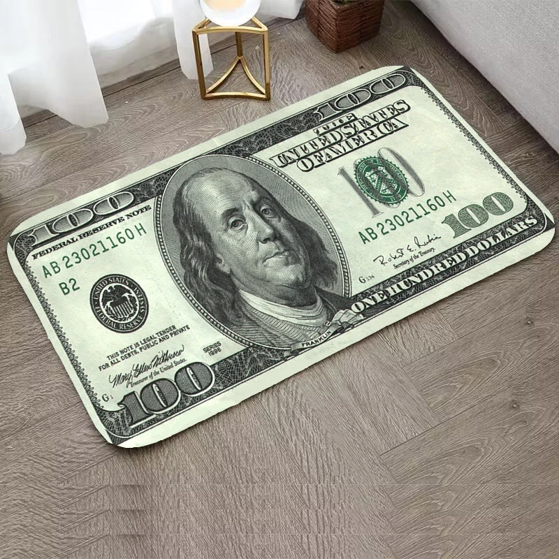 

Kitchen Carpet Dollar Floor Mats Washable Non-slip Kitchen Rug Home Decoration Rug for Bedroom Rugs Living Room Entrance Doormat