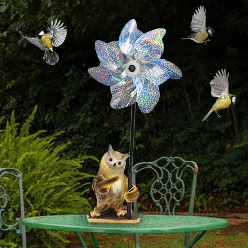 

AA01-Owl Figurine Kit For DIY Gift Garden Decor For Housewarming Garden Decor For Owl Lovers Office