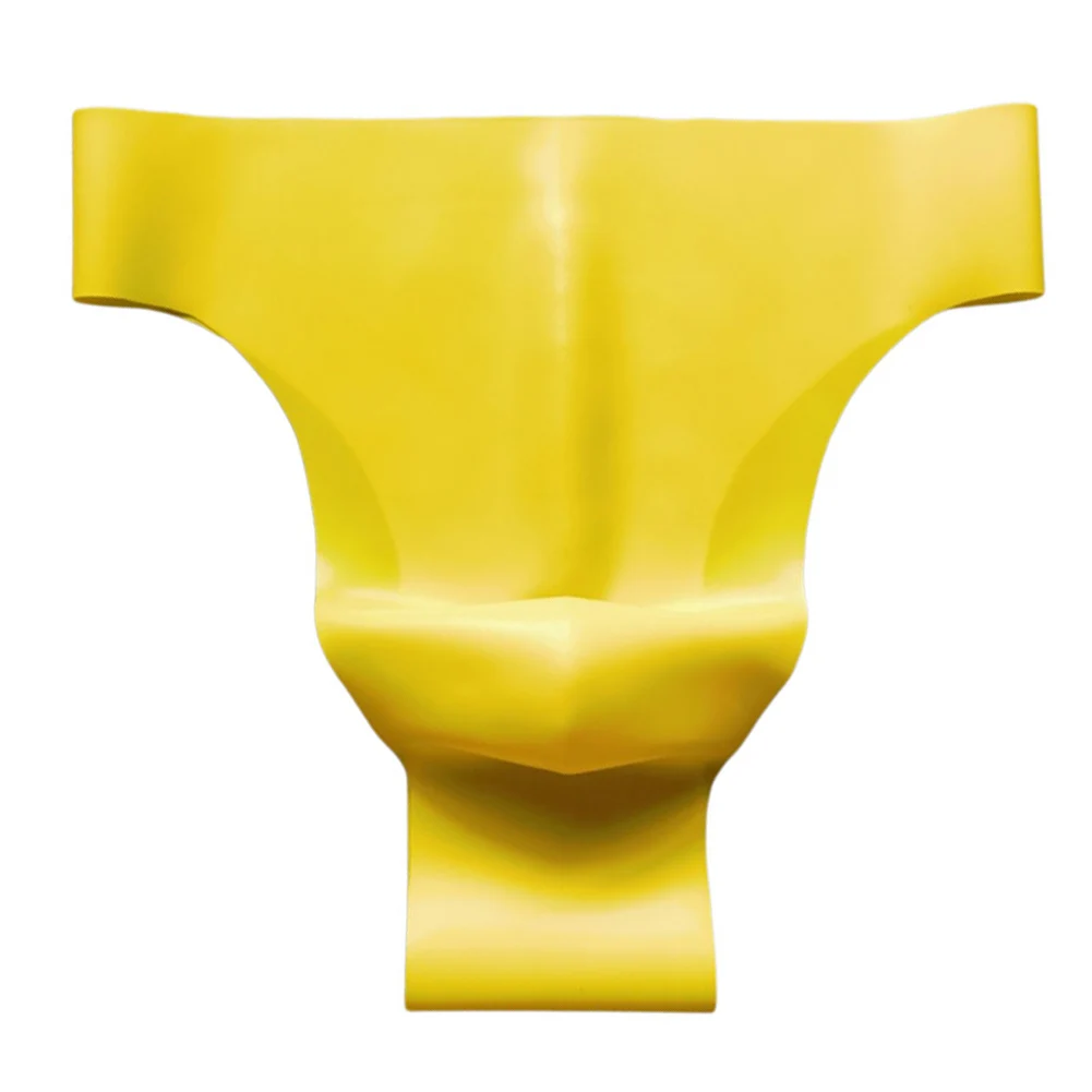 Mens Latex Panties Erotic Hombre Briefs Seamless Underwear For Hot Man Low Waist Breathable Erotic Lingerie Solid Underpants