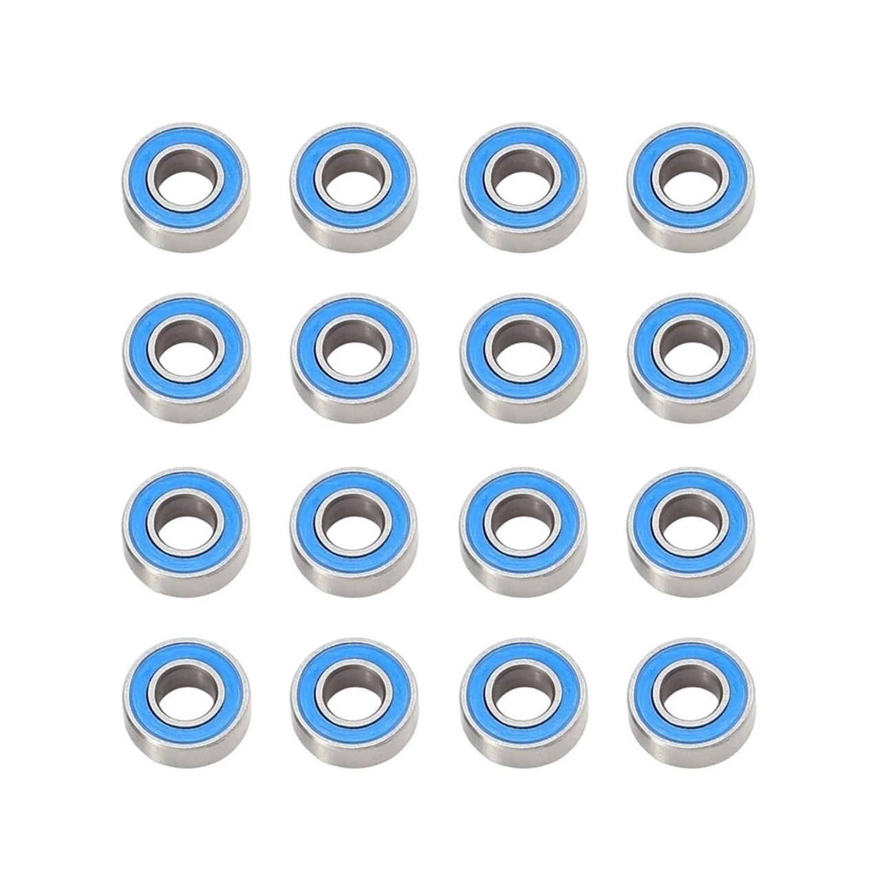 

16pcs Sealed Bearing Kit for Tamiya WR-02 WR02 RC Car Upgrade Parts Accessories