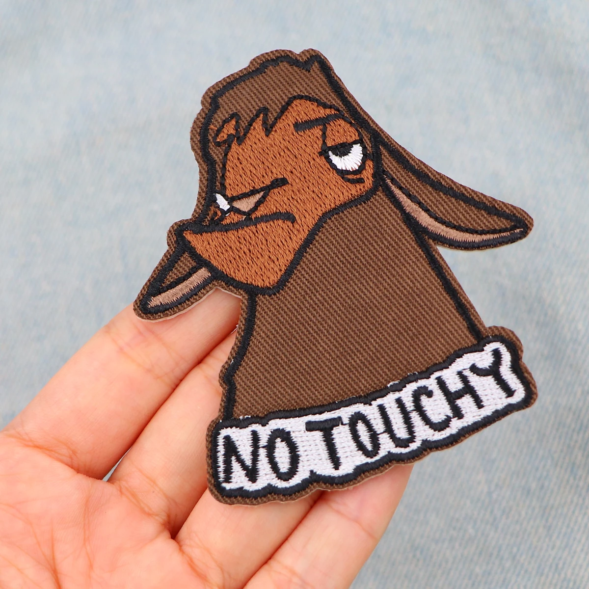 Cute Rabbit Embroidery Patch Iron On Patches For Clothing Patches On Clothes Cartoon Ironing Stickers Patches DIY Accessories