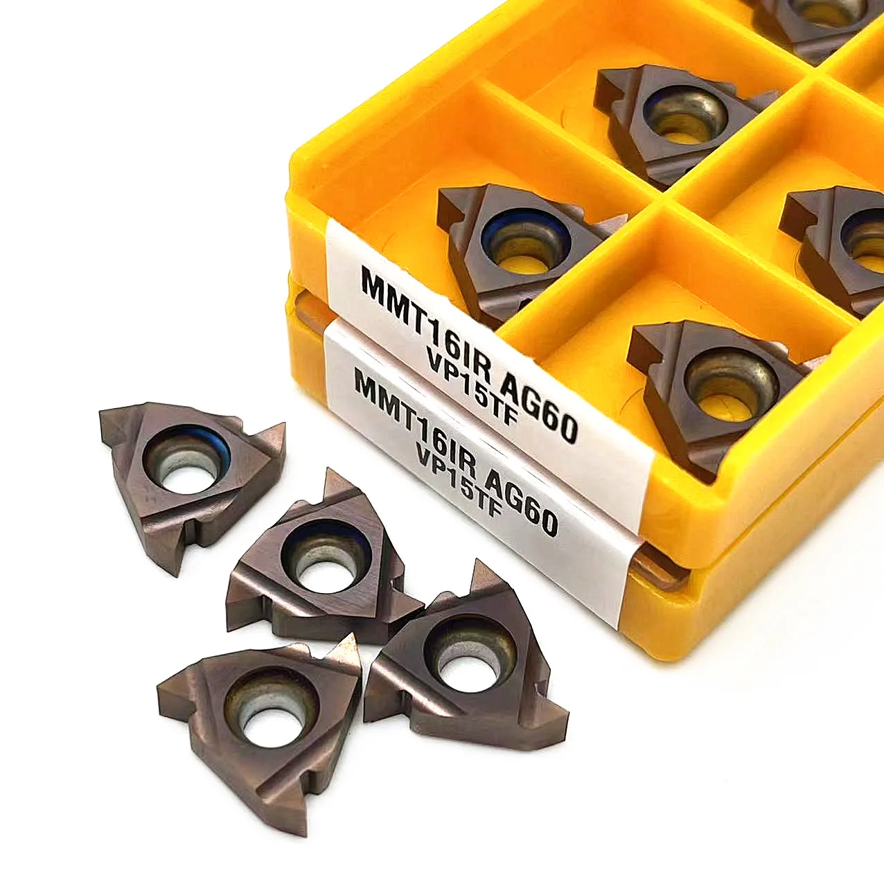 MMT16ER AG60 VP15TF UE6020 US735 압축 나사 공구, 카바이드 금속 절삭 공구, MMT16 ER 16IR AG60 VP15TF 절삭 공구