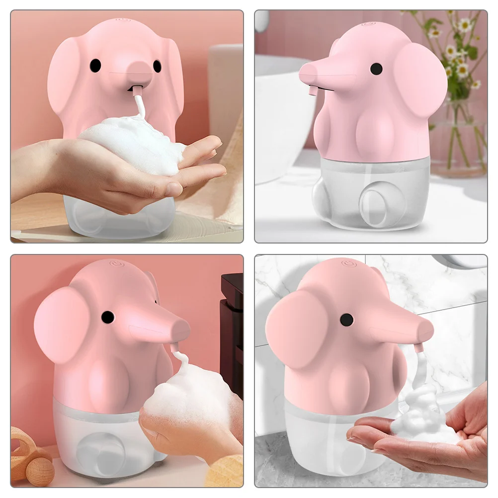 

Smart Automatic Soap Dispenser Refillable ABS Touchless Handwashing Container for Kitchen Bathroom Cartoon Design