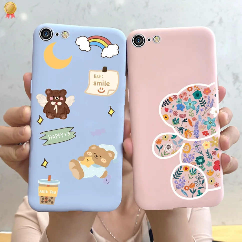 For IPhone 6 Plus 6Plus Case Cute Kawaii Girl Shockproof Silicon Bumper Capa For IPhone6 Case For IPhone 6 Plus 6Plus Back Cover