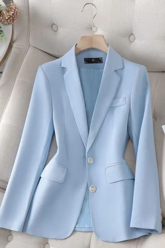 

​​Women's Tailored Blazer Jacket Slim Fit Poly Viscose Blend Suit Jacket Spring Fall Office Smart Separates​​