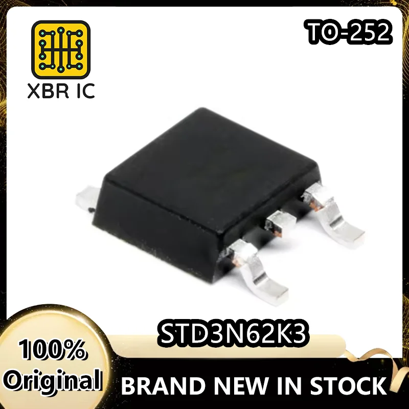 

(20/50 pieces) STD3N62K3 D3N62K3 spot TO-252 MOS field effect tube 2.7A/620V new original authentic spot fast delivery
