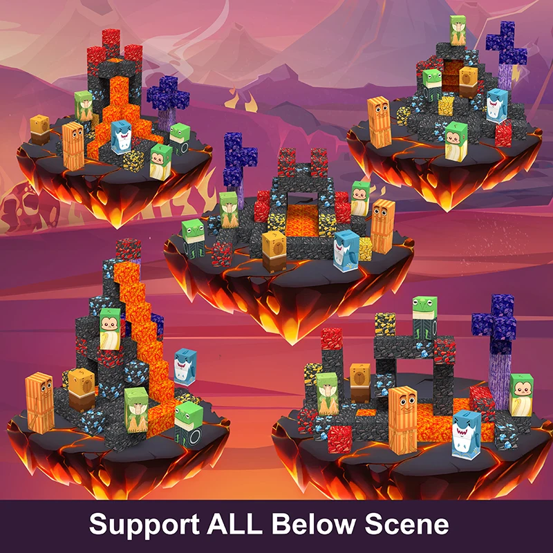 مجموعة مكعبات بناء البلاط المغناطيسي 100 قطعة، ألعاب جذعية للأطفال 3+، مجموعات بناء موضوع الدماغ الإيطالي ثلاثي الأبعاد، هدايا للأولاد والبنات #2