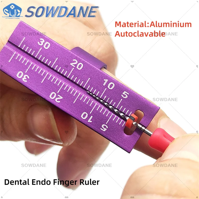 

3pcs Autoclavable Dental Measurement Finger Ruler Aluminium Oral Care Teeth Whitening Tool Instrument Lab Material Caliper