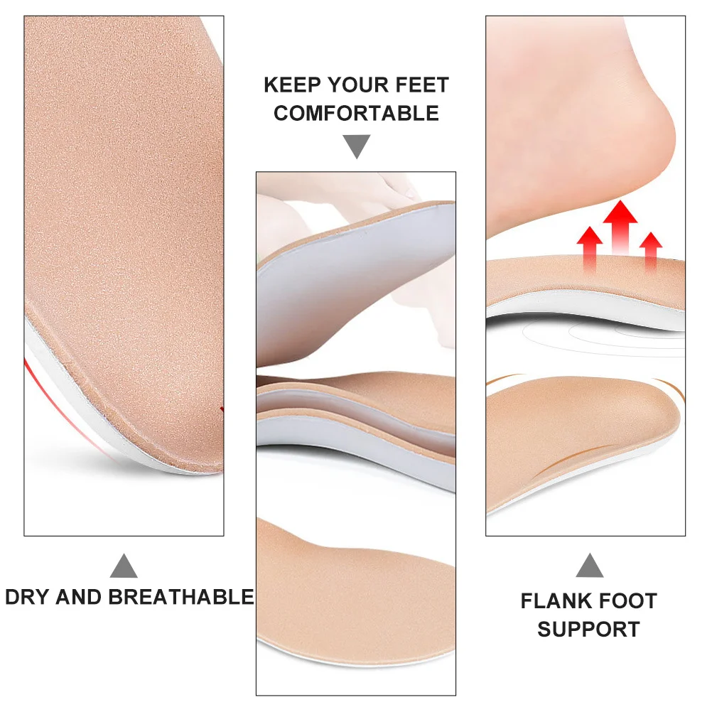 1 paar Duurzame Voetverzorging Inlegzolen Antislip Transpiratie Absorptie voor Hardlopen Klimmen Wandelen Voet Inlegzolen Schoenen Pads