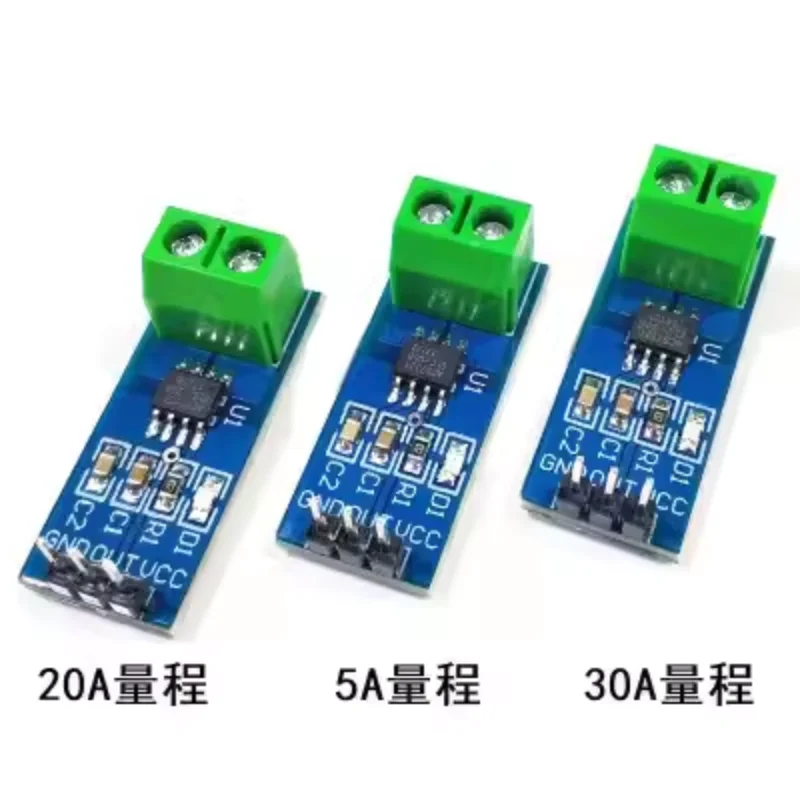 5PCS ACS712 ACS724 module 5A 20A 30A range current detection board Hall current sensor 05B