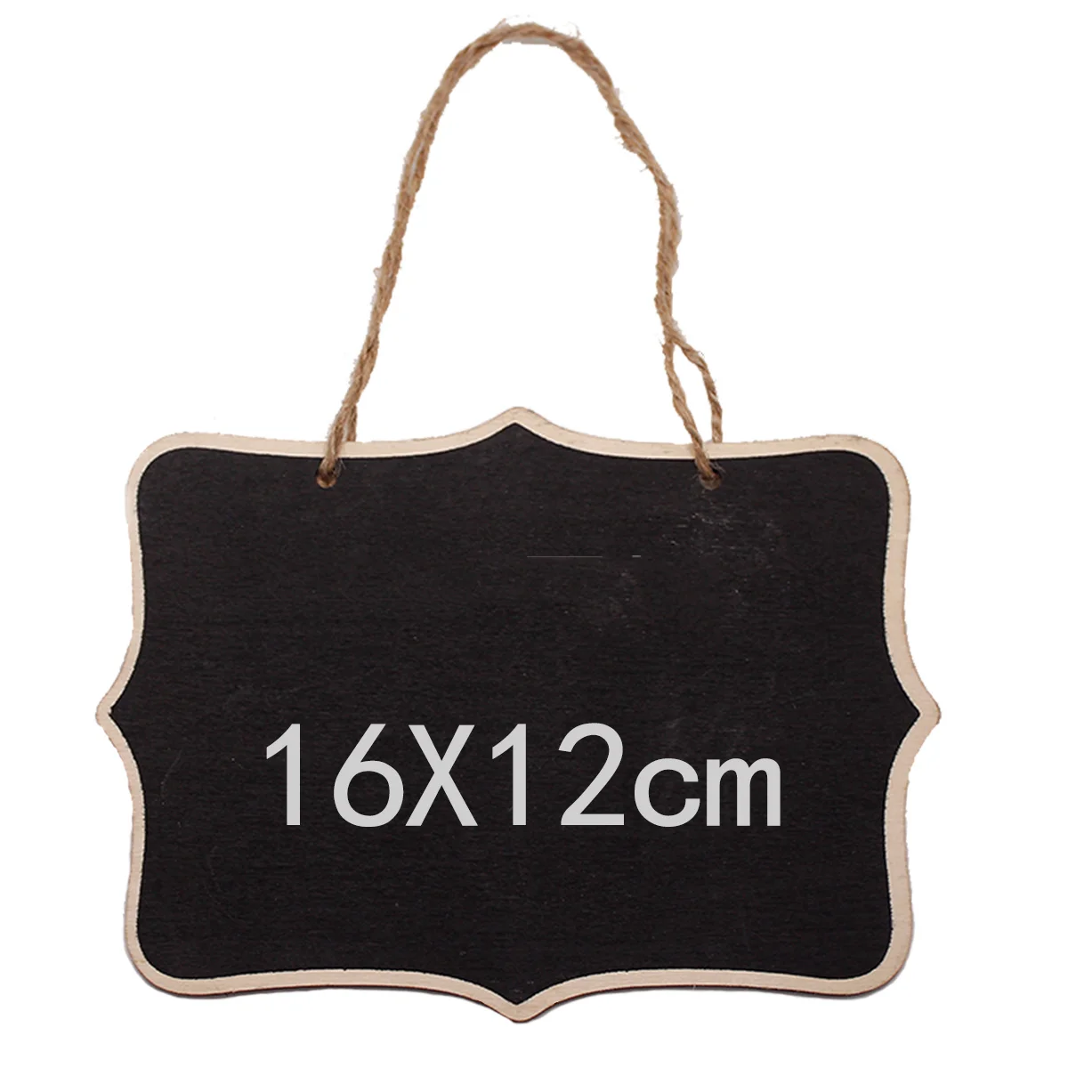 4 PCS Blackboard Hanging Chalkboard Mini Desktop Chalkboards Signs Bamboo Wooden Tags Child