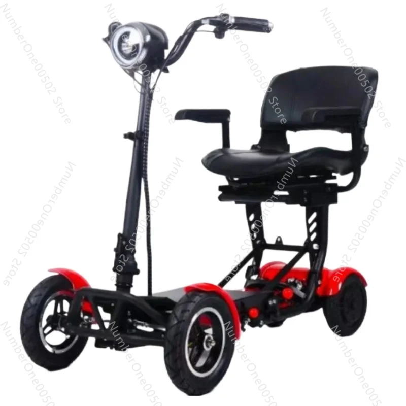 

4 Wheel Mobility Scooter Foldable Lightweight Electric Scooter for Elderly Home Use Compact Design​