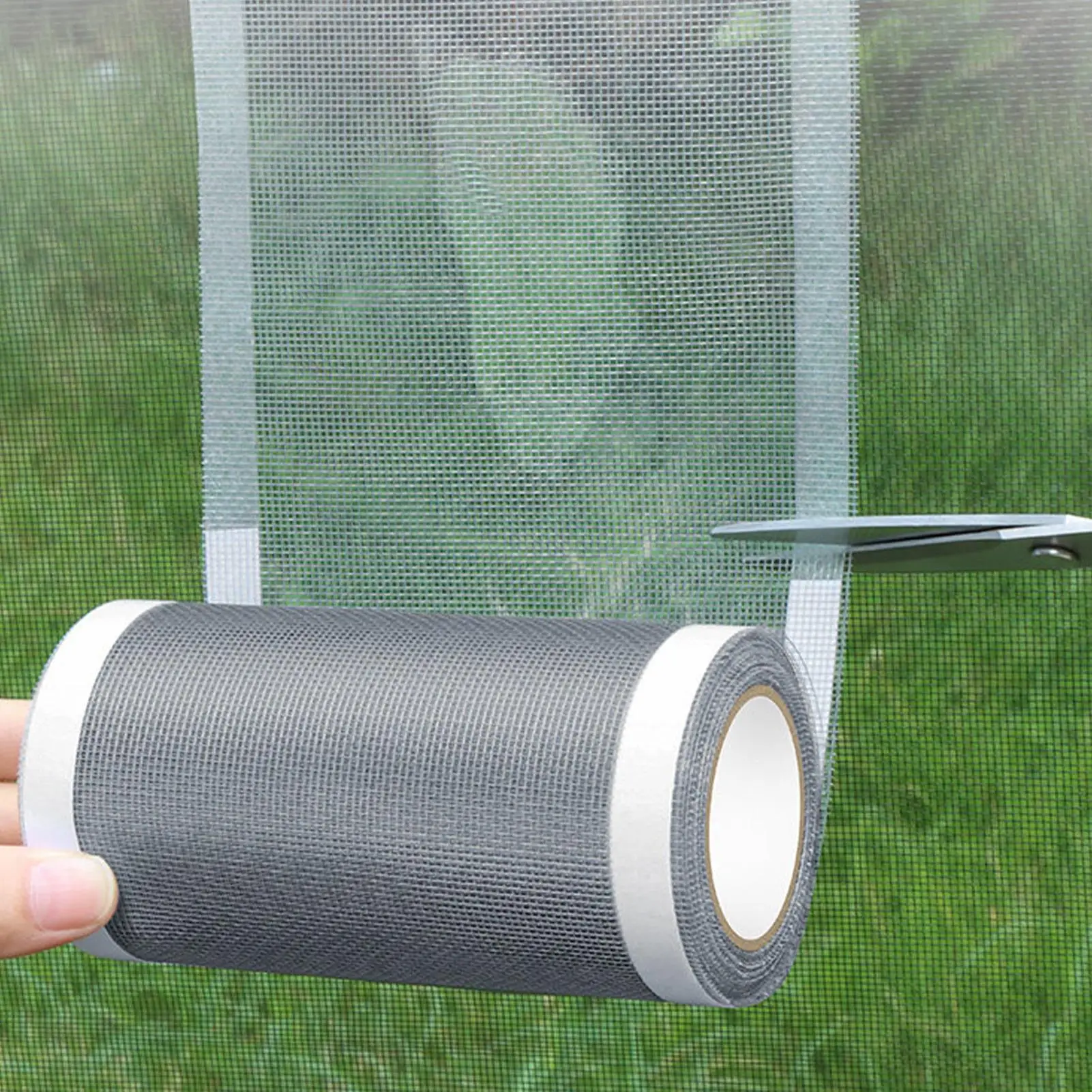 Window Screen Repair Tape Waterproof Anti Mosquito Door Mesh Patch Tape Broken Holes Repair Patch Fix Mesh Accessories Tool