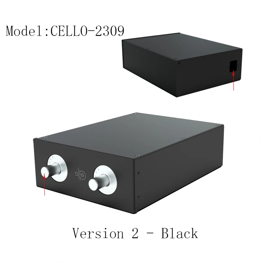 Weiliang Audio CELLO 2309 All-Silver Aluminum Preamp Chassis Power Amplifier Chassis Aluminum Alloy Housing view 4
