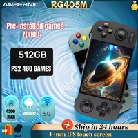 ANBERNIC RG405M Video Handheld Game Console 4 Inch IPS Screen Android 12 Unisoc Tiger T618 512G 70000Game PSP PS2 Birthday gifts