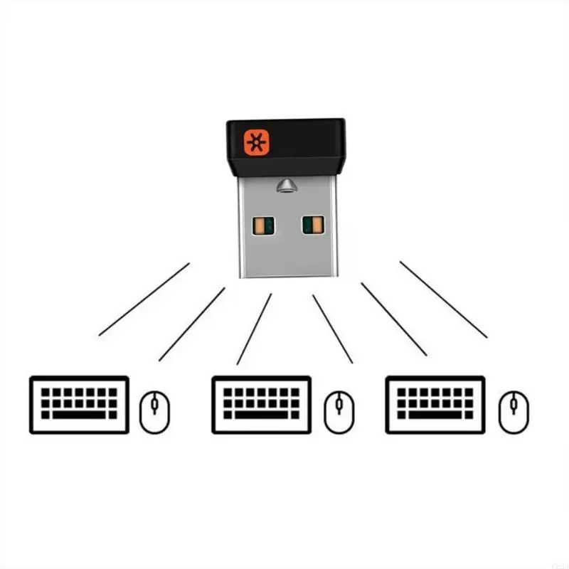 C63A Unifying for Nano Receiver Dongle for 6 Channel for MX M905 M950 M505 - Image 5
