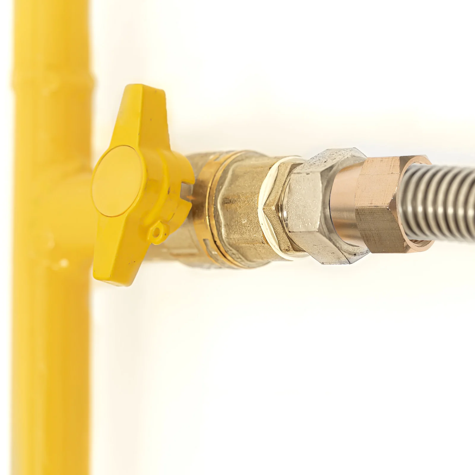 3 шт. латунная раструбная крышка, соединитель газовой трубы, простая установка, безопасное уплотнение, надежная латунная торцевая заглушка для системы газопровода