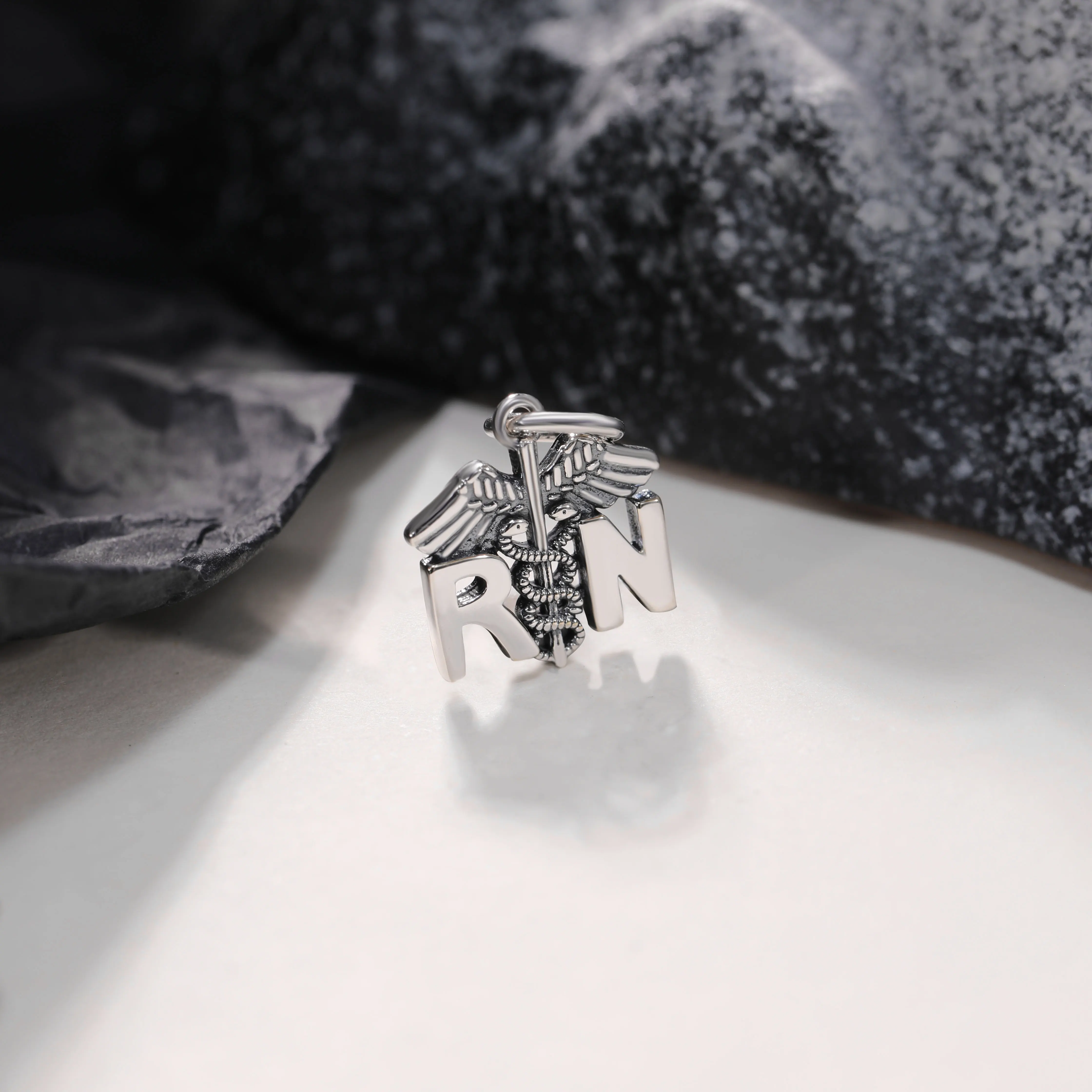 

DJ066 genuine 925 sterling silver exquisite fashion DIY silver jewelry Romanian Maritime Register of Shipping pendant