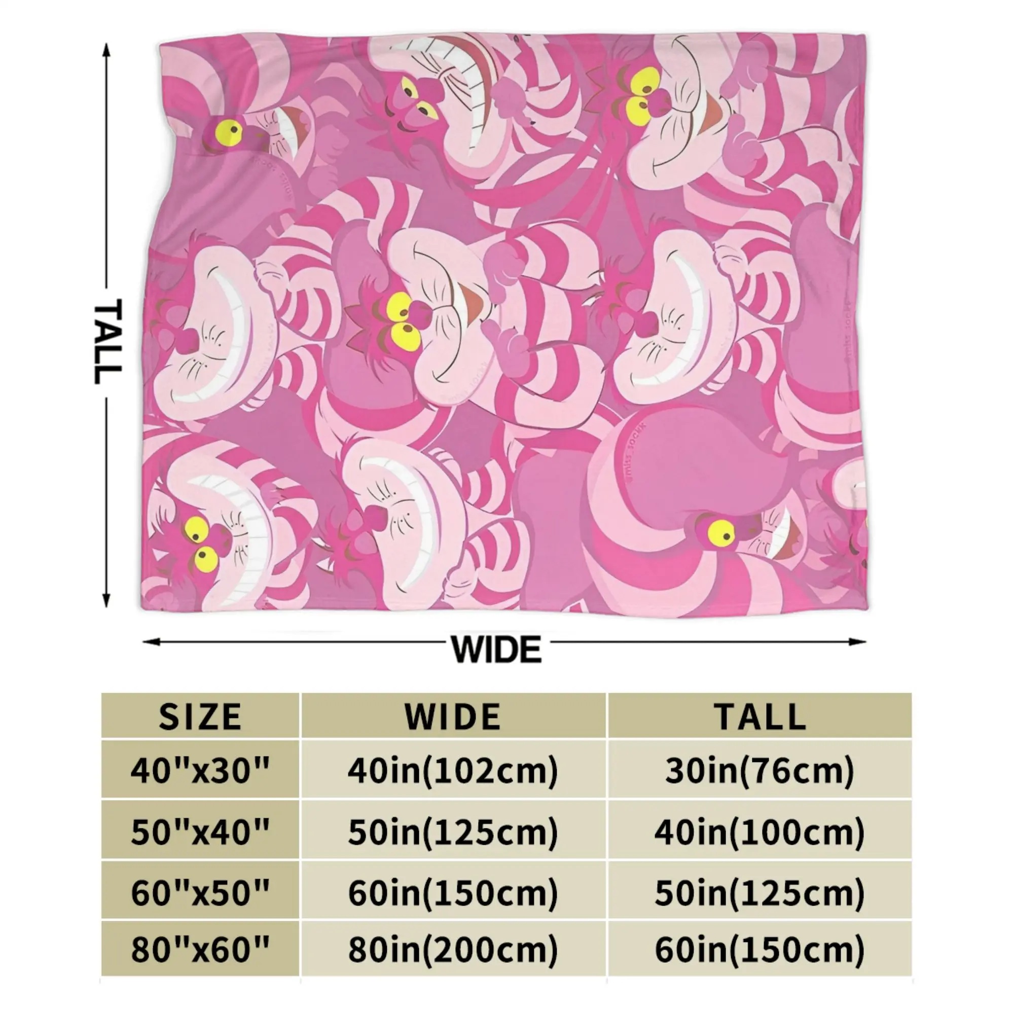 سوبر لينة أليس في بلاد العجائب رمي بطانية قسط الصوف الفانيلا خفيفة الوزن بطانية سرير مريحة أفخم المفرش استخدام كل موسم