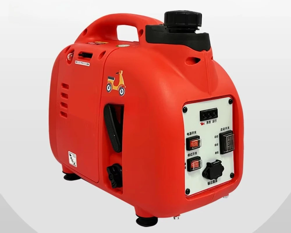 Extender 48v 60v 72v Electric Two Wheeled Tricycle petrol Generator 800w Mini Handheld Portable Range