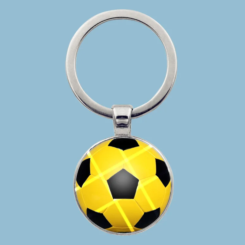 New Basketball Keychain Football Keychain Sports Game Tools Men'S Car Key Accessories Basketball Lovers Gifts