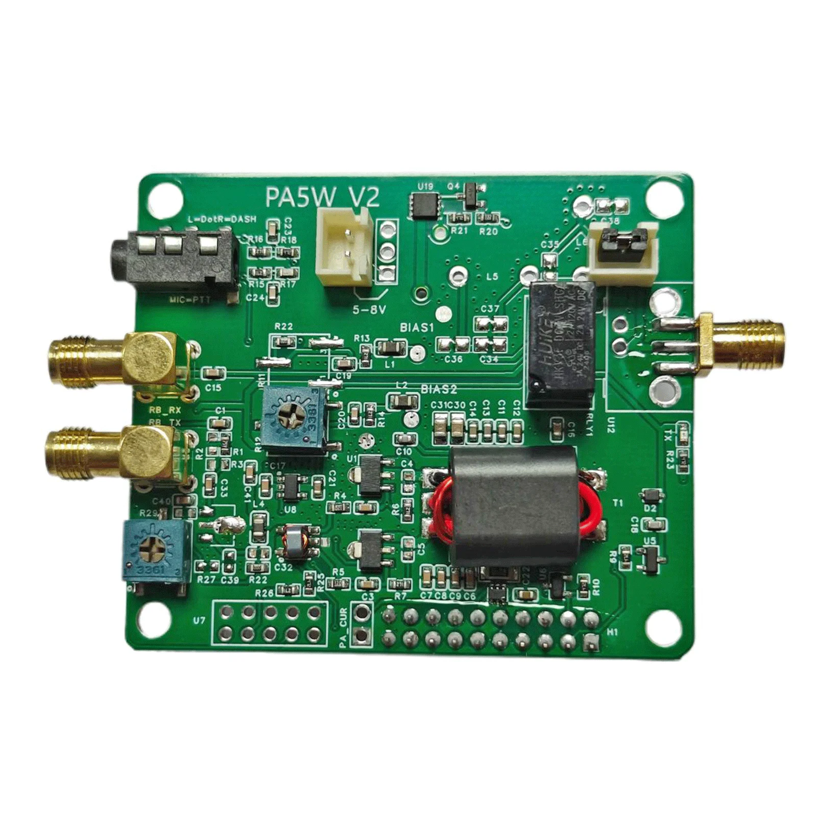 Radioberry Preamp Board V2 Output 1.5W-3W for HF Power Ampfier (10W-100W PA) Assemble with Radiobary and Radiobary Juice USB