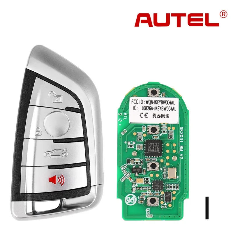 Autel razor style for BMW smart universal key ikeybw003al ikeybw004al program with maxiim km100 E key programmer