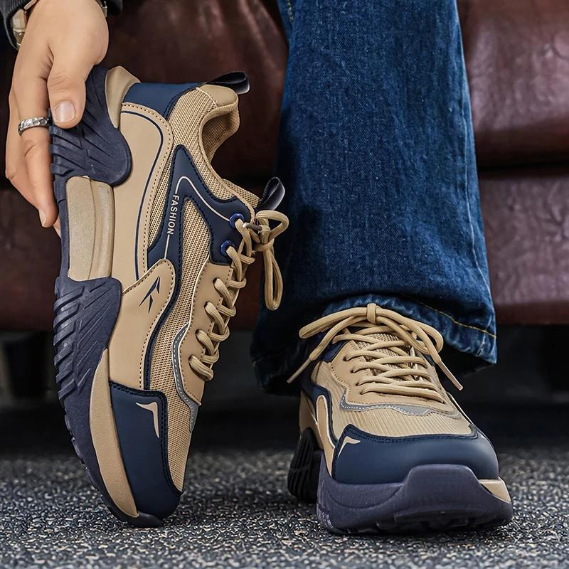 Men's Platform Sneakers Casual Running Shoes Vulcanized Hot Male Sapatos Masculinos