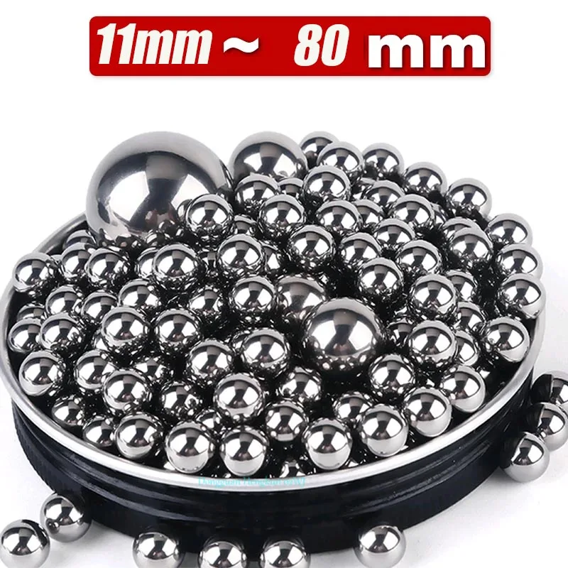 304 Stainless Steel Beads Ball High Precision Bearings Roller Beads Smooth Solid Ball Dia 11mm~80mm