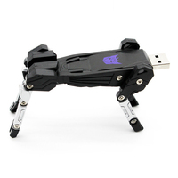 Transformers Plástico USB Unidad Flash 64GB 128GB Unidades de Lápiz de Alta Velocidad Creatividad Memory Stick Capacidad Real