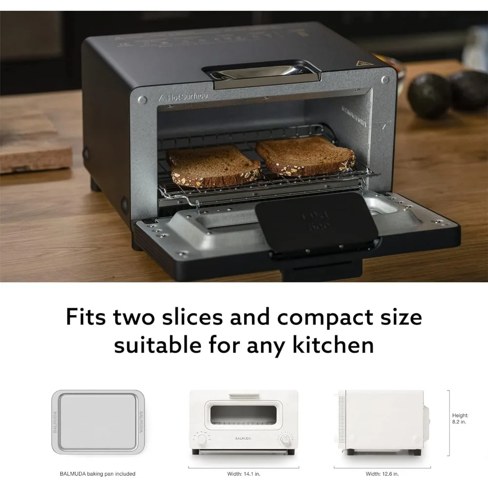 Toaster | Dampf ofen | 5 Kochmodi-Sandwich brot, handwerkliches Brot, Pizza, Gebäck, Ofen